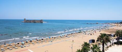 Junior Quadruple Room, Sea View | Beach | On the beach
