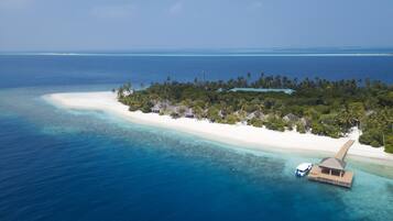Vista a la playa o el mar
