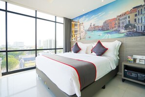 Deluxe-Doppelzimmer | Schreibtisch, kostenloses WLAN, Bettwäsche