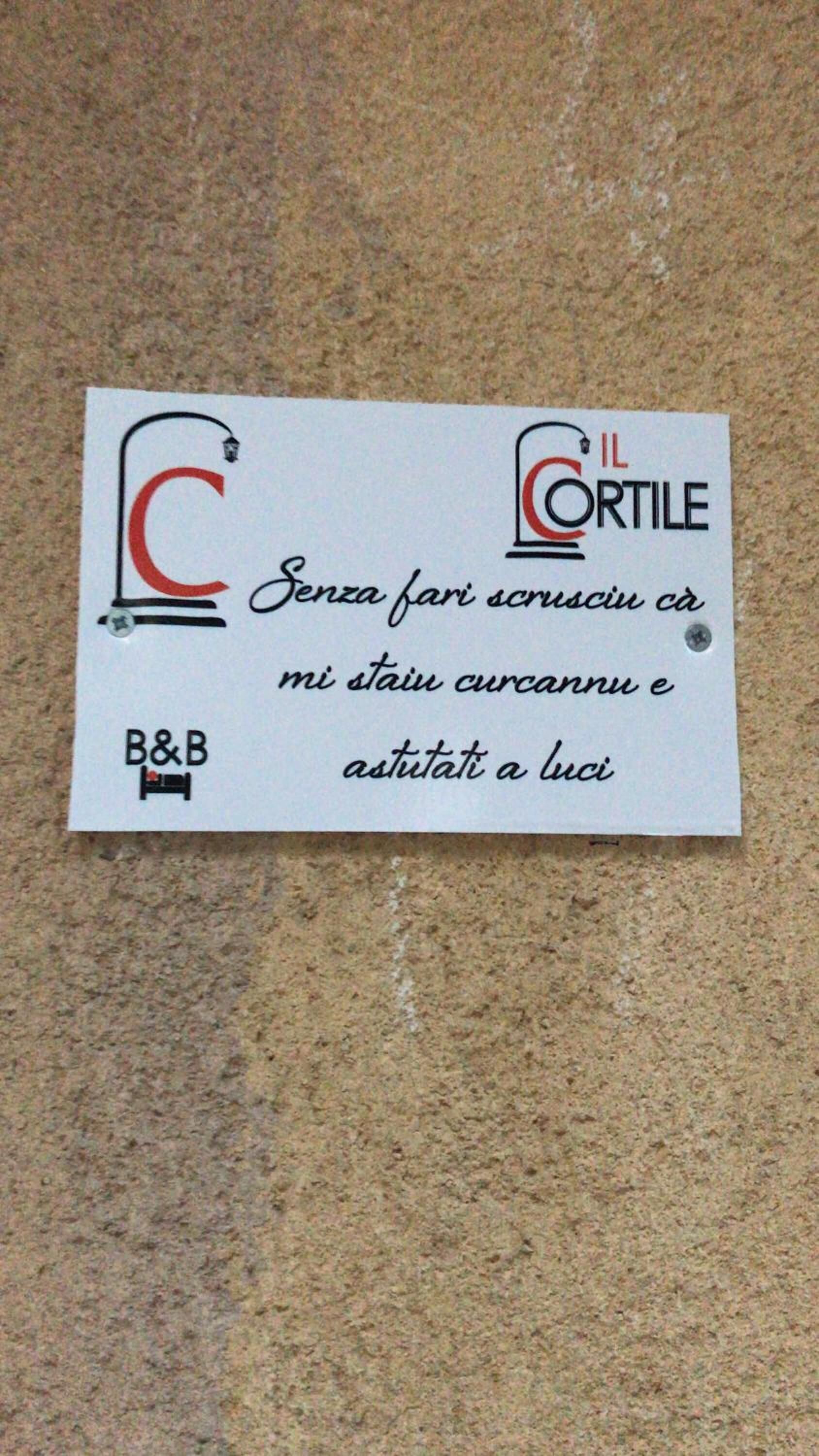 A business card with a logo, text, and a B&B symbol.