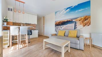 Apartment (Rybacka 10G/40) | Laptopgeeigneter Arbeitsplatz, kostenloses WLAN, Bettwäsche