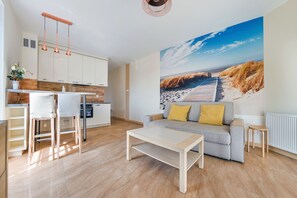 Apartamento (Rybacka 10G/40) | Espacio para trabajar con un portátil, wifi gratis, ropa de cama