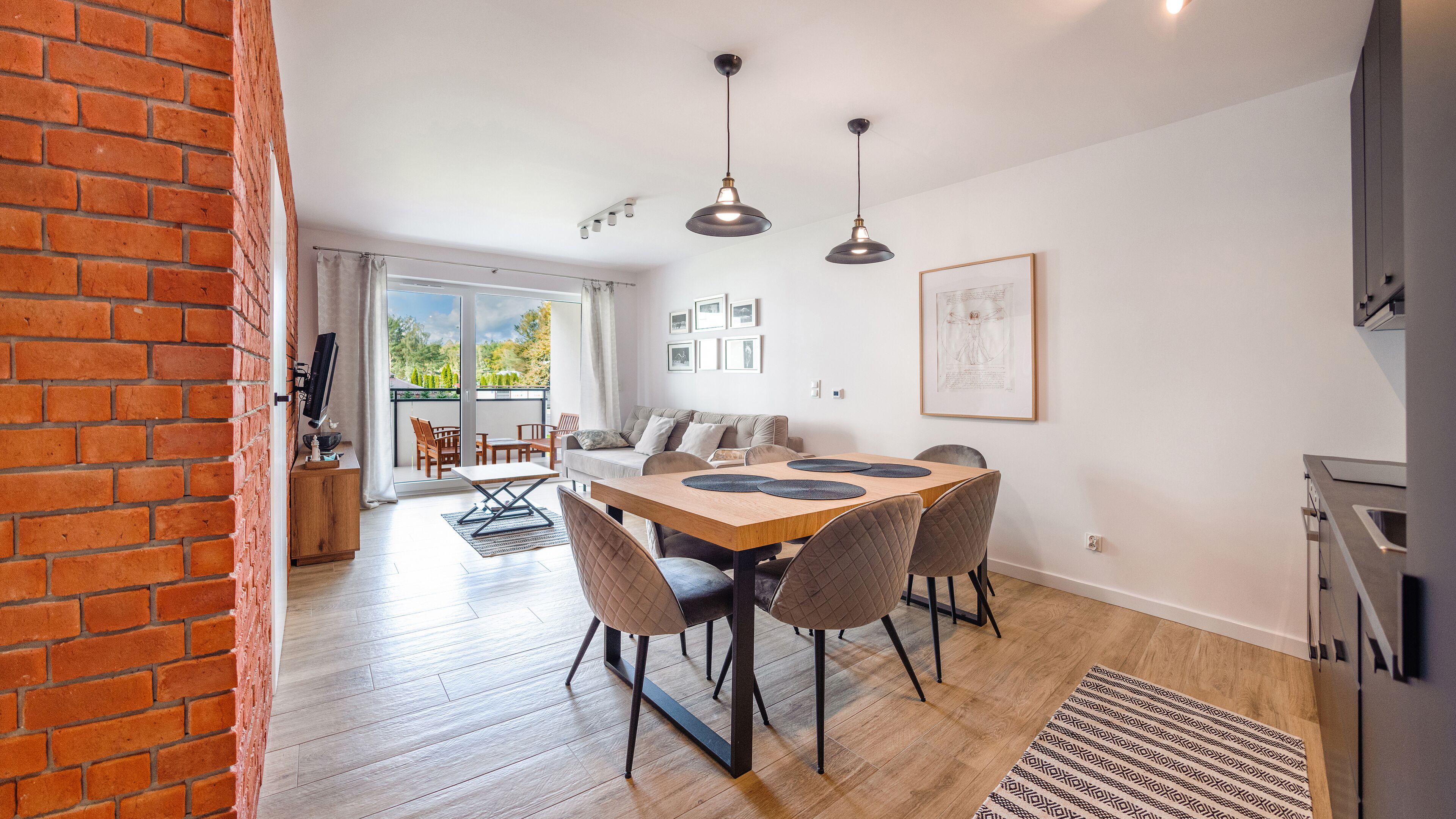 Apartament (123 J) | Wohnbereich | Flachbildfernseher