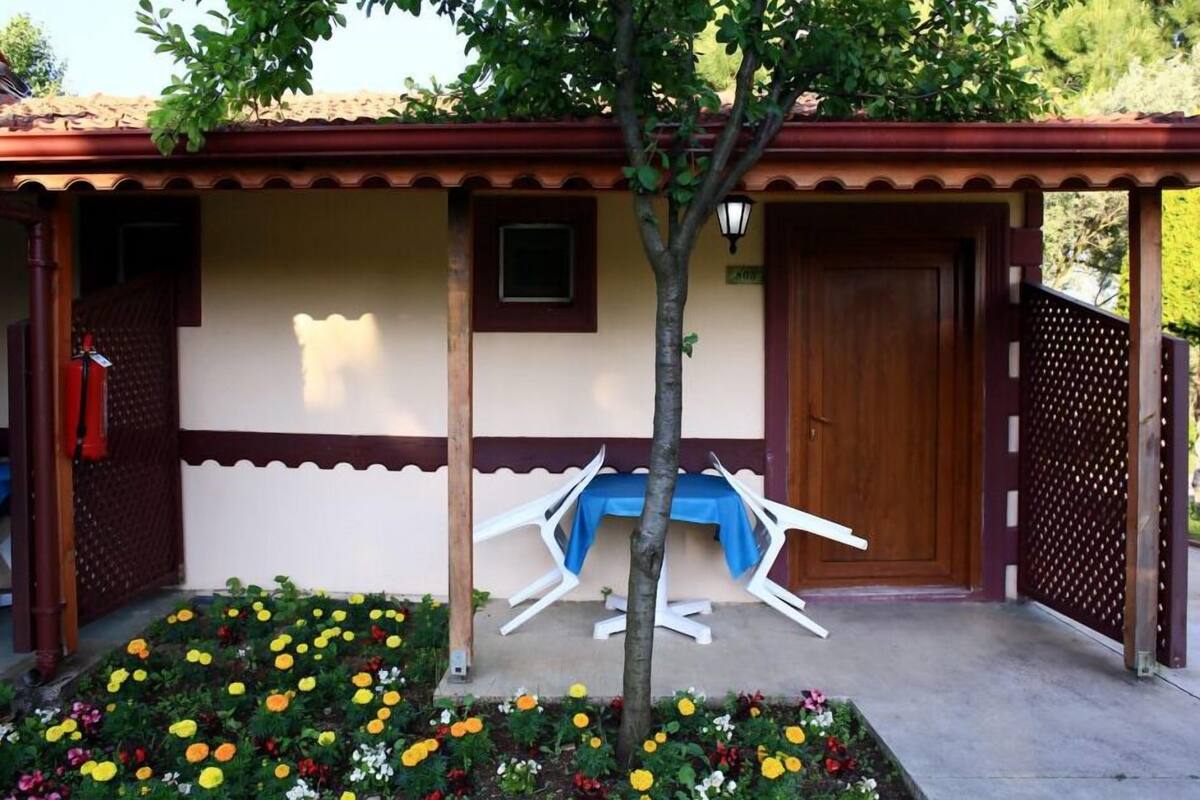 Superior-Villa, Gartenblick | 1 Schlafzimmer, hochwertige Bettwaren, Schreibtisch