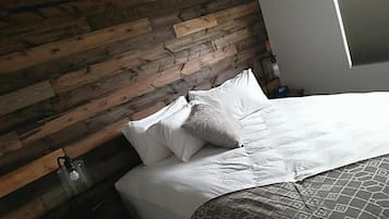 Premium bedding, pillow-top beds, desk, blackout curtains