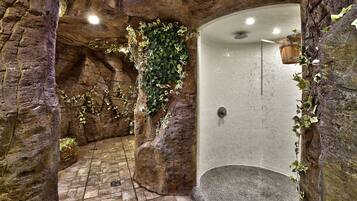 Turkish bath, body treatments, hot stone massages, deep-tissue massages
