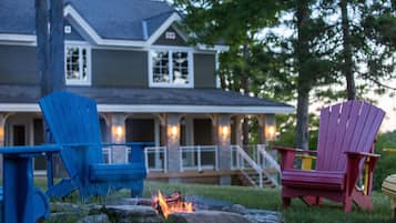 Front of property – evening/night