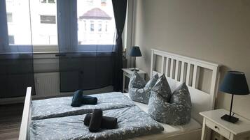 Apartment | Kostenloses WLAN, BettwÀsche