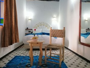 Standard Double Room | In-room safe, blackout curtains, cots/infant beds, rollaway beds - Riad Zawia (Essaouira)