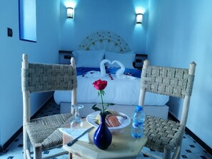 Standard Double Room | In-room safe, blackout curtains, cots/infant beds, rollaway beds - Riad Zawia (Essaouira)