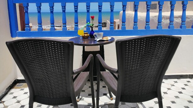 Romantik-dupleks - terrasse - havudsigt | Strand-/havudsigt