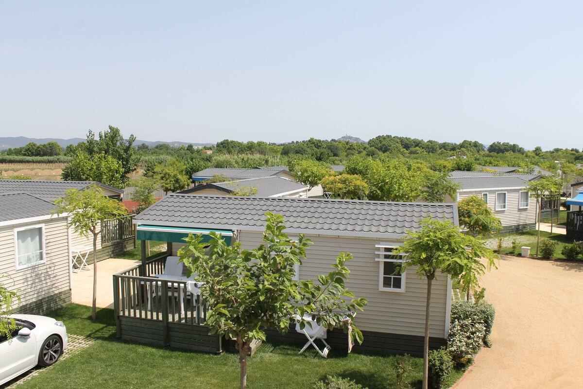 Mobile Home Premium 2 AC | Terrasse/Patio