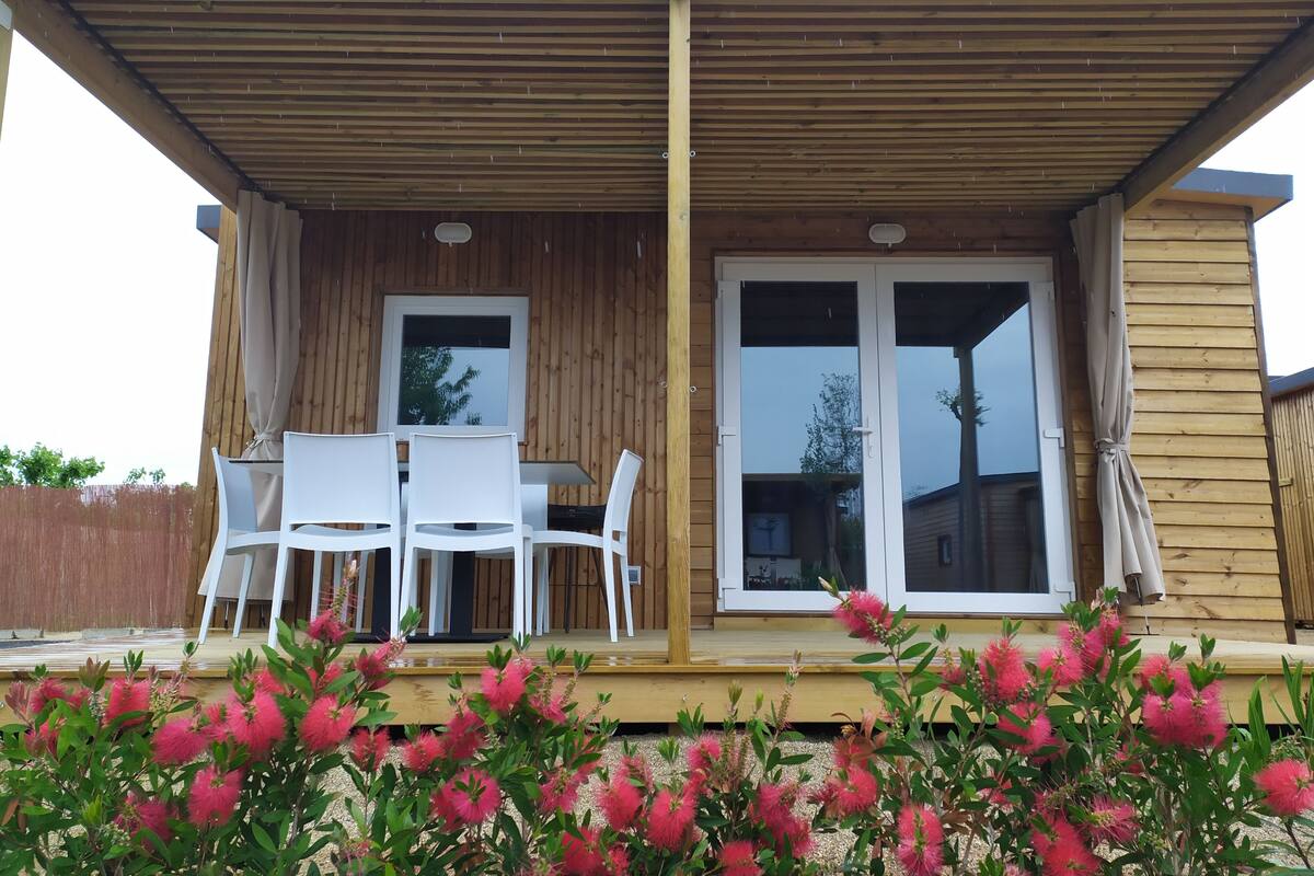 Mobile Home Plus 3 AC | Terrasse/Patio