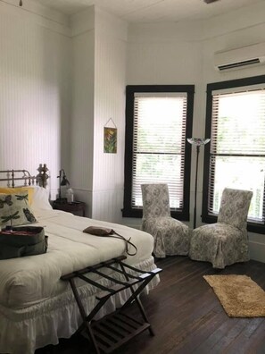 Premium bedding, down duvets, individually decorated