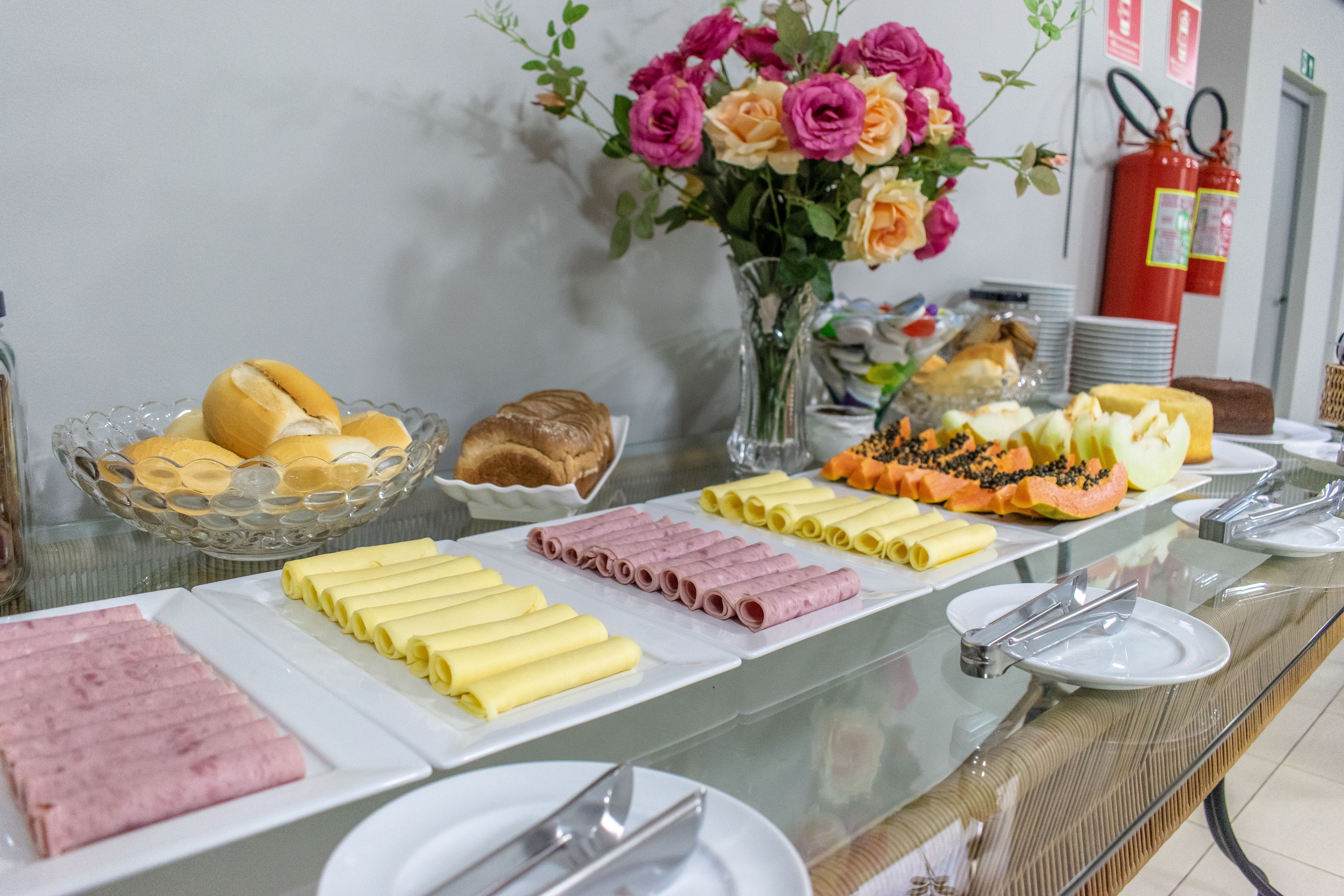 free daily self-service breakfast