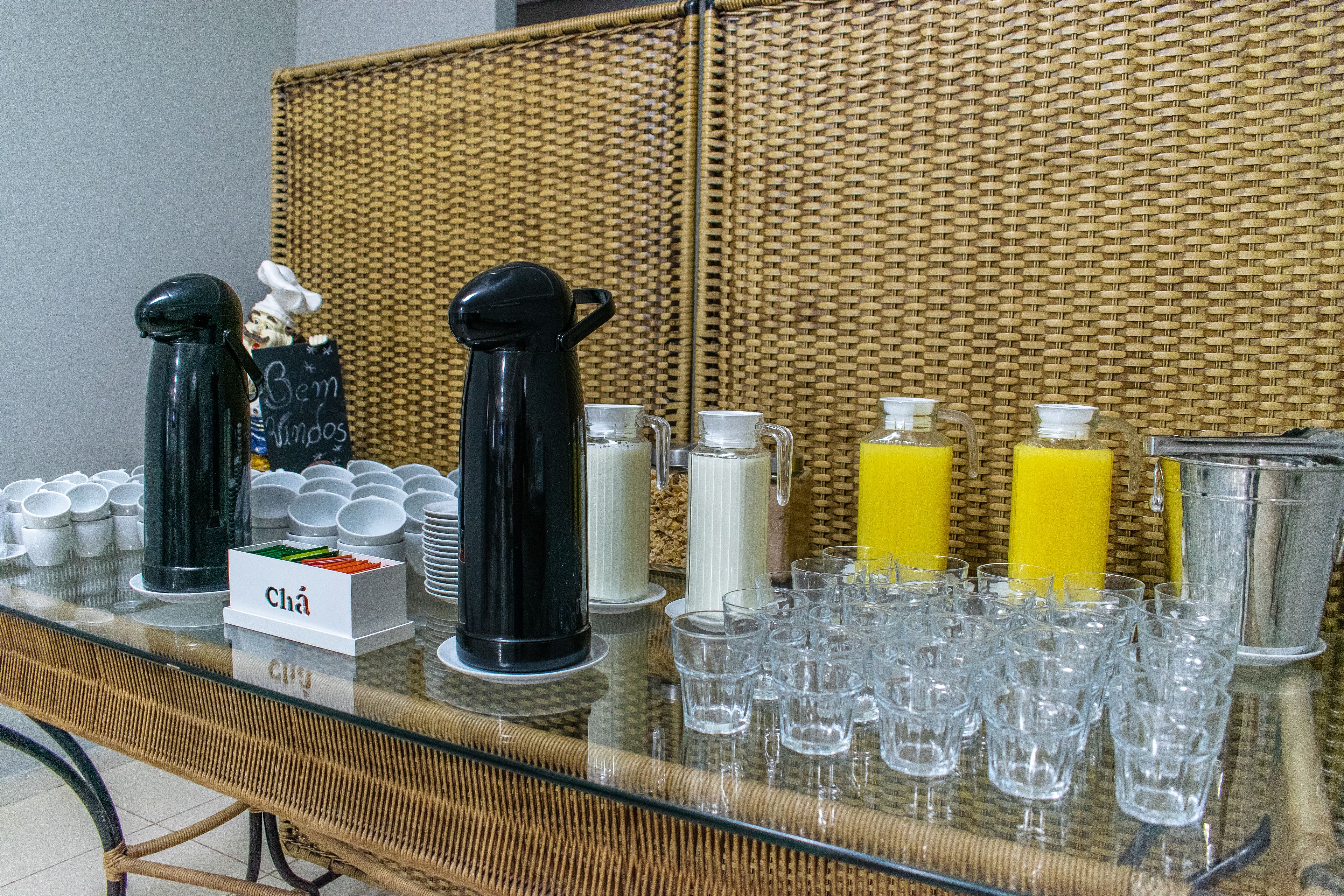 free daily self-service breakfast