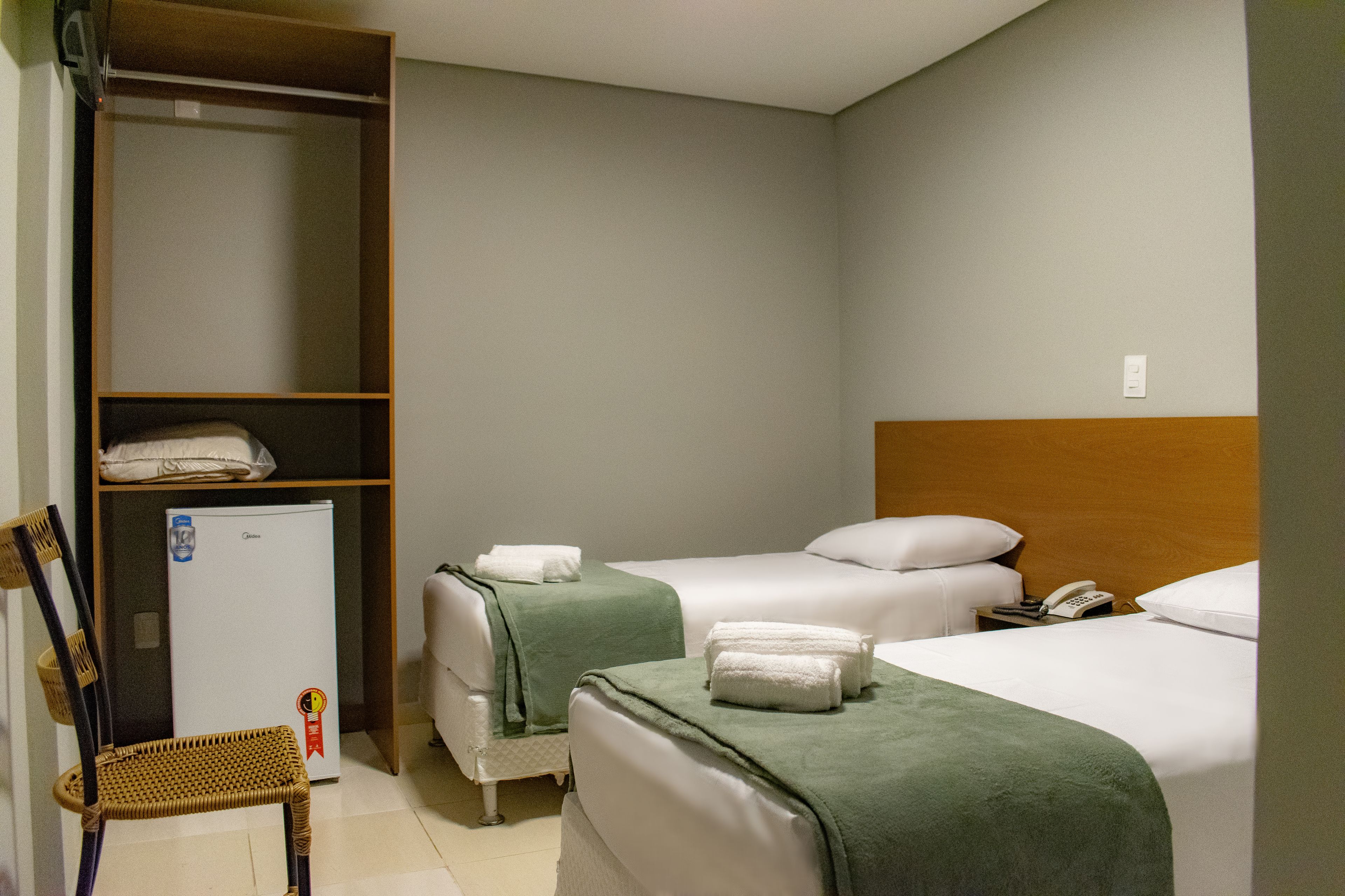 twin room | minibar, blackout curtains, free wifi, bed sheets