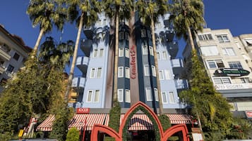 Fassade der Unterkunft