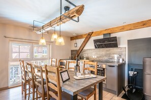 Cottage Familial, salle de bains privée, vue cour intérieure (SPA & Sauna) | Cuisine partagée