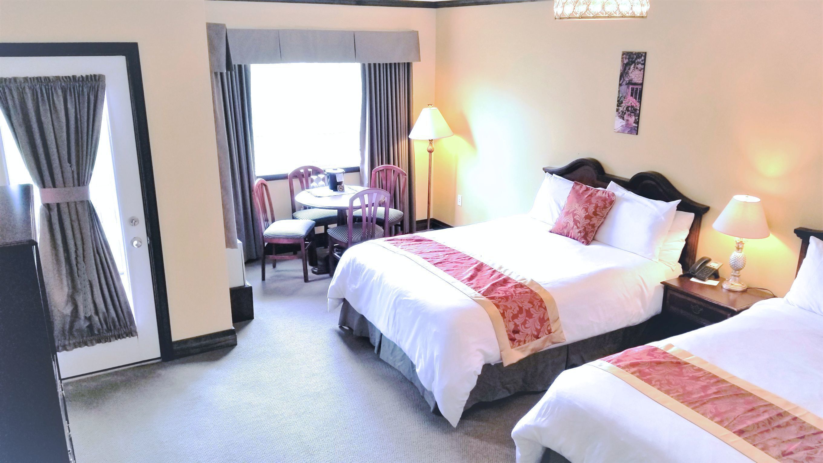 Blackout curtains, iron/ironing board, free WiFi