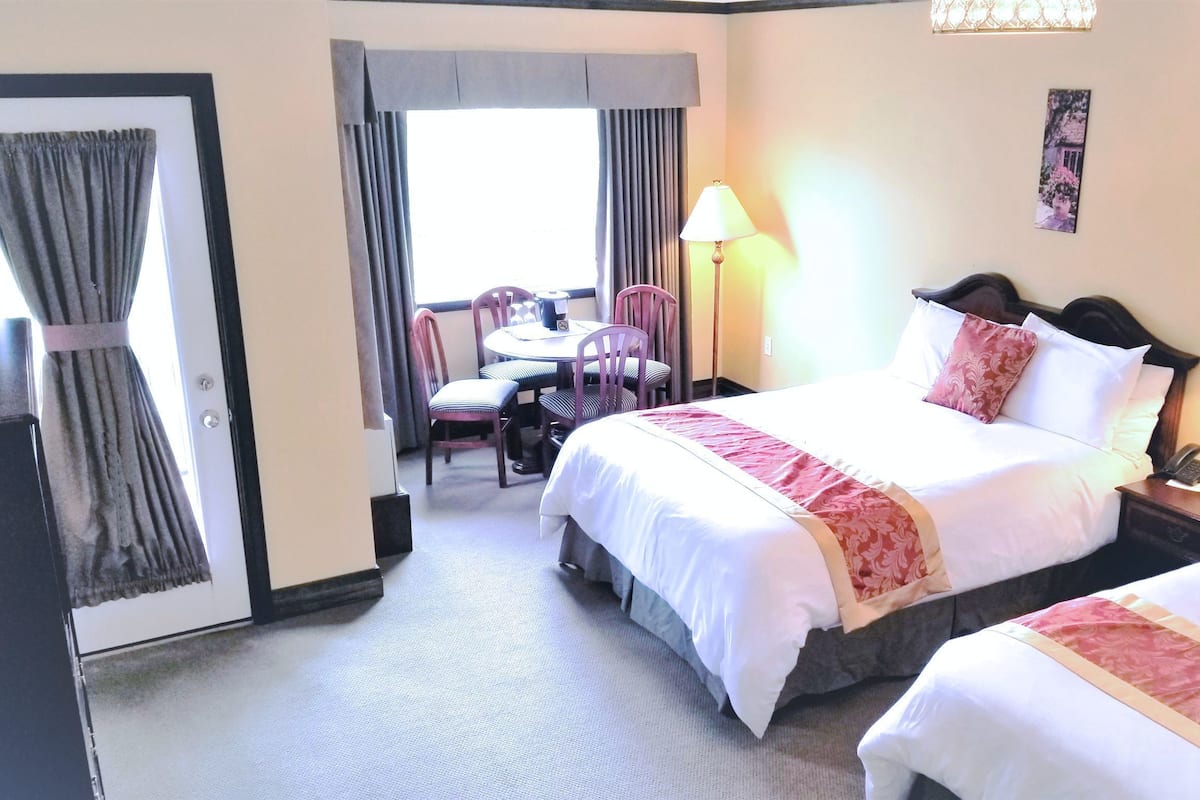 Standard Room, 2 Queen Beds | Blackout curtains, iron/ironing board, free WiFi