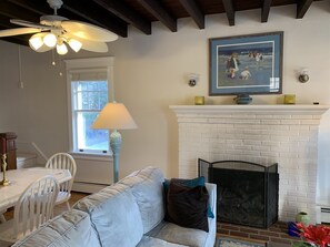 House | Living area | TV, fireplace, DVD player - Cm15 Gurney St (Cape May)