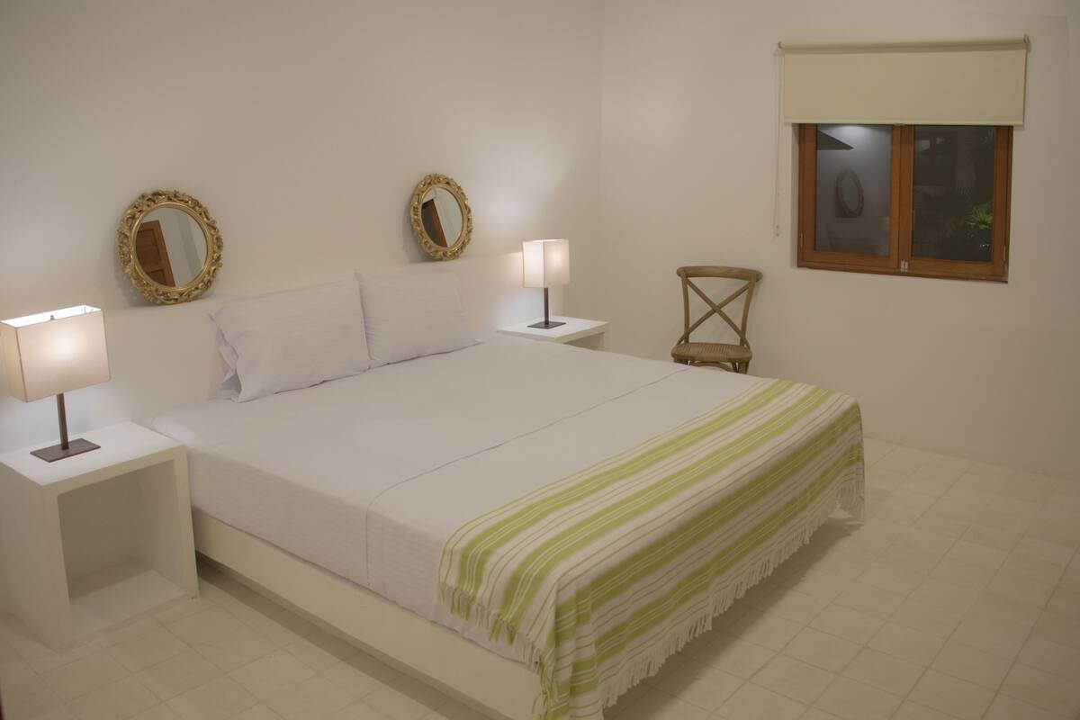 Blackout drapes, iron/ironing board (on request), WiFi (free)