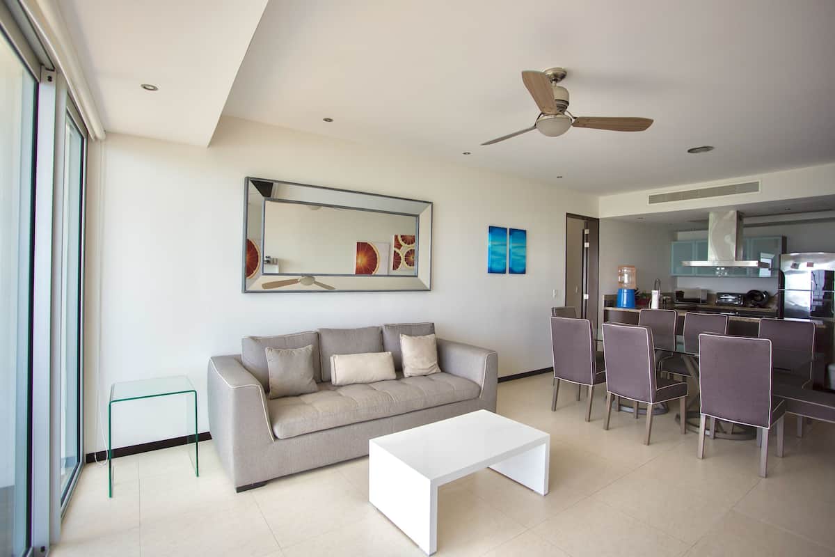 Royal Apartment, Oceanfront | Living area | Smart TV