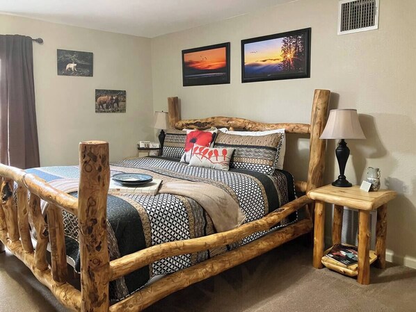 1 soverom, strykejern/-brett, wi-fi (inkludert) og sengetøy