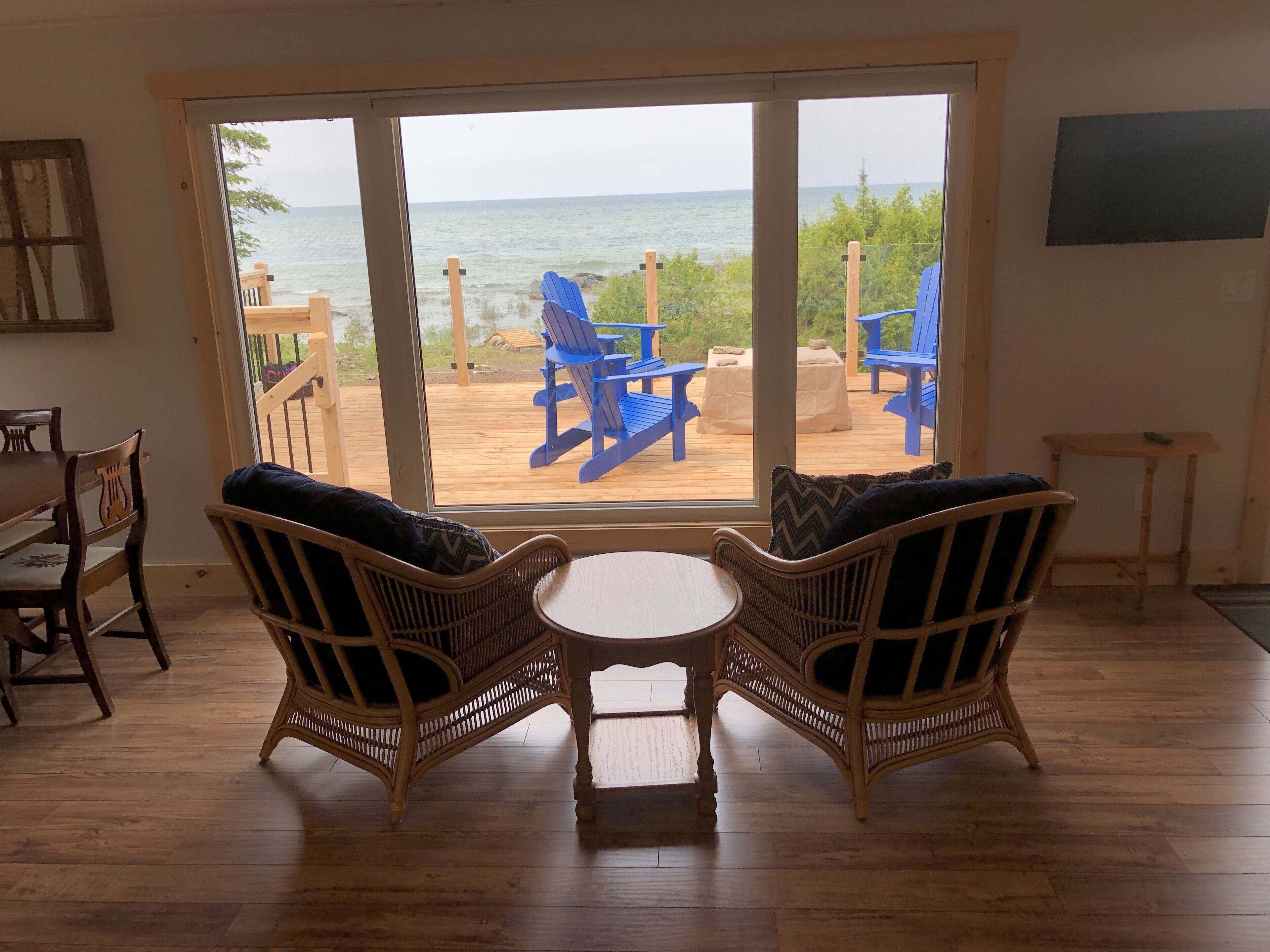 Lake view from living room