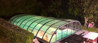 Demeure Clémenceau, charme et confort pour 10, piscine, au coeur d'un parc