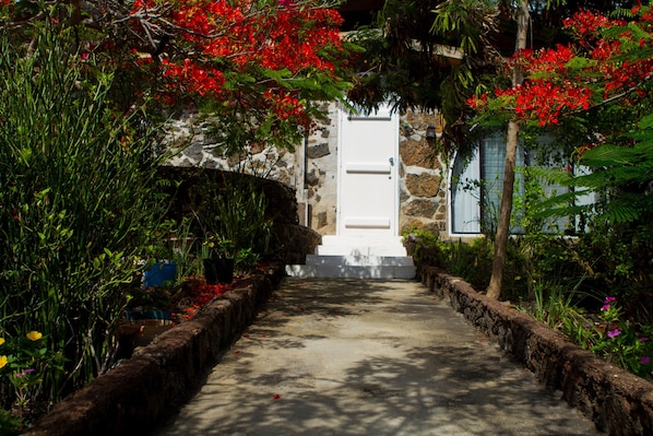 Entrada de la propiedad