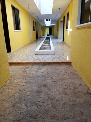 Interior entrance