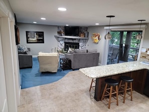 Smart TV, video games, DVD player