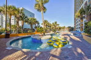 Indoor pool, a heated pool - Flawless Direct Oceanfront Suite @ The Caravelle (Myrtle Beach)