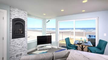 電視、壁爐、 辦公室