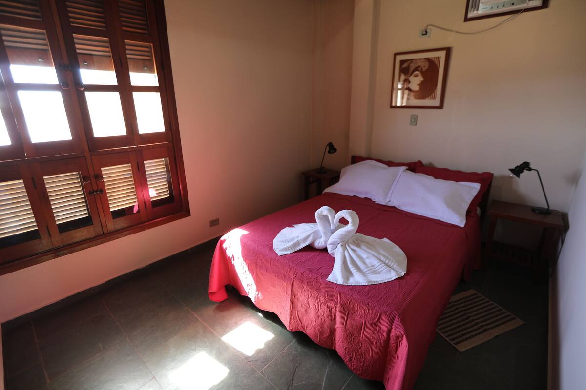 Free minibar items, blackout drapes, bed sheets
