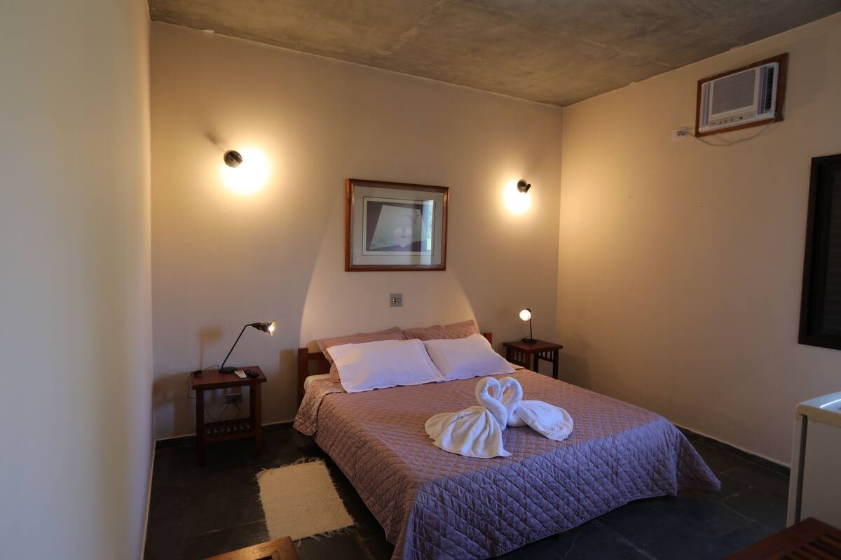 Free minibar items, blackout drapes, bed sheets