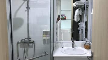 Free toiletries, hair dryer, slippers, bidet