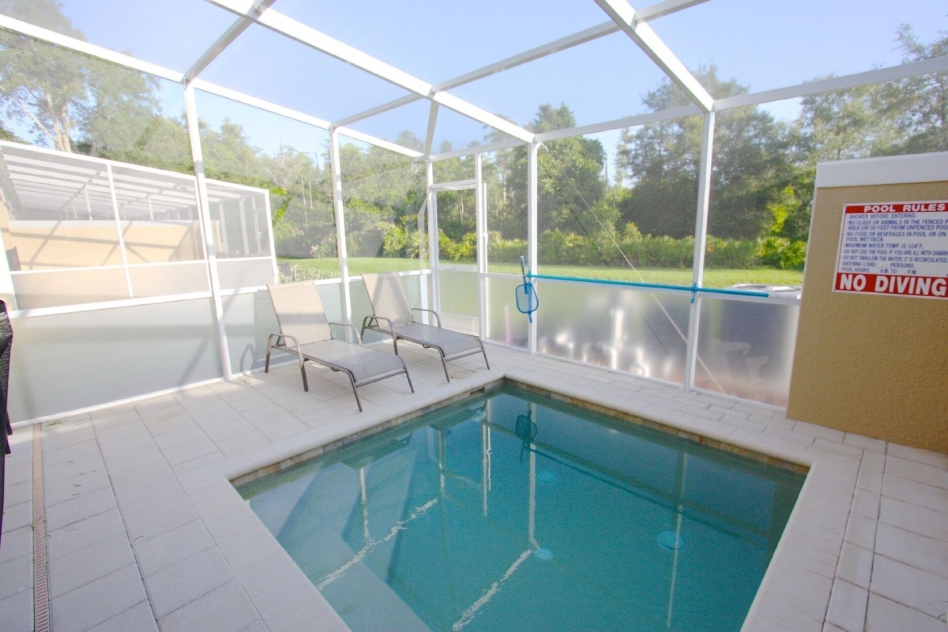 Una piscina climatizada