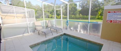 Una piscina climatizada