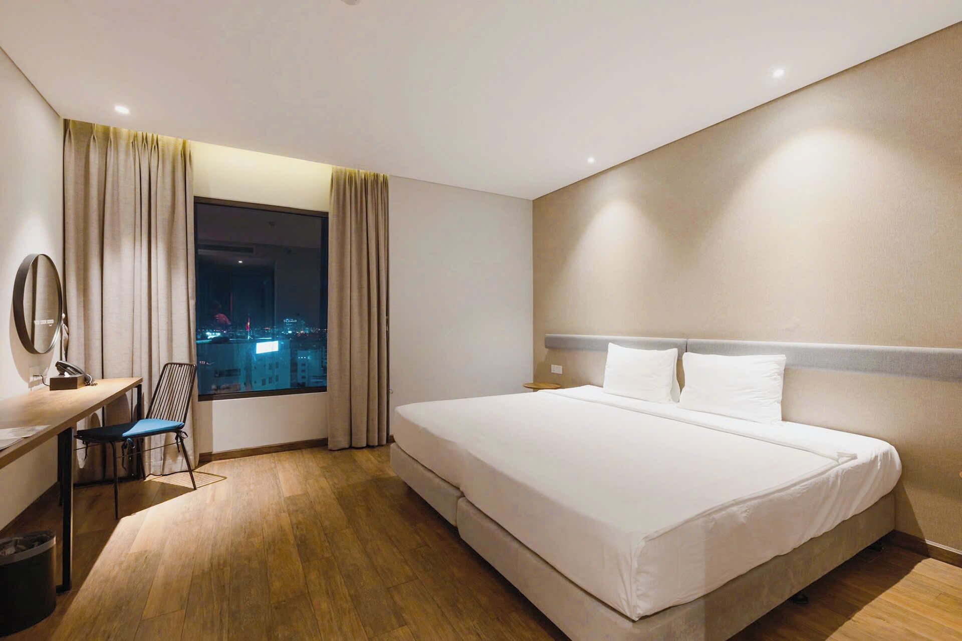 Deluxe Double or Twin Room, City View | Premium bedding, memory foam beds, minibar, in-room safe