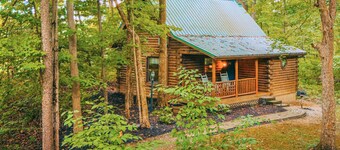Secluded Cabin Getaway with Hot Tub, Kitchen, and Fireplace