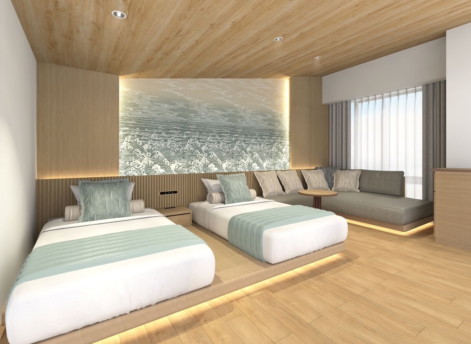 디럭스룸, 금연, 바다 전망 | 고급 침구, 오리/거위털 이불, 객실 내 금고, 암막 커튼