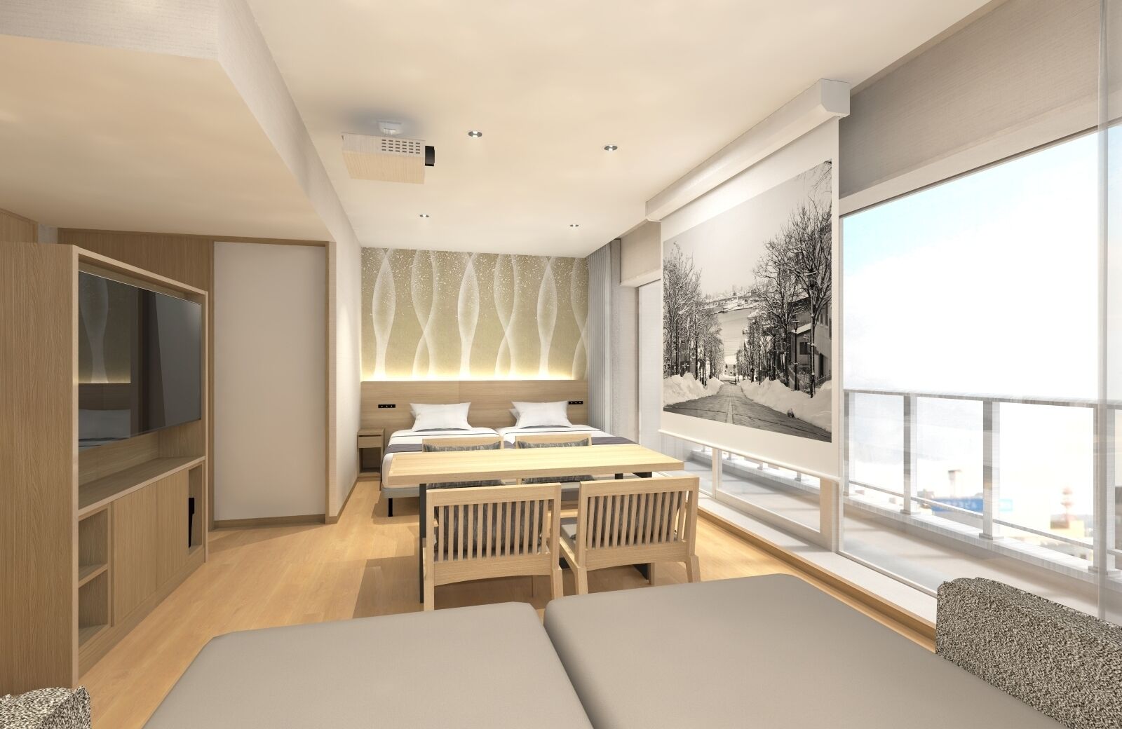 프리미엄룸, 금연, 시내 전망 | 고급 침구, 오리/거위털 이불, 객실 내 금고, 암막 커튼