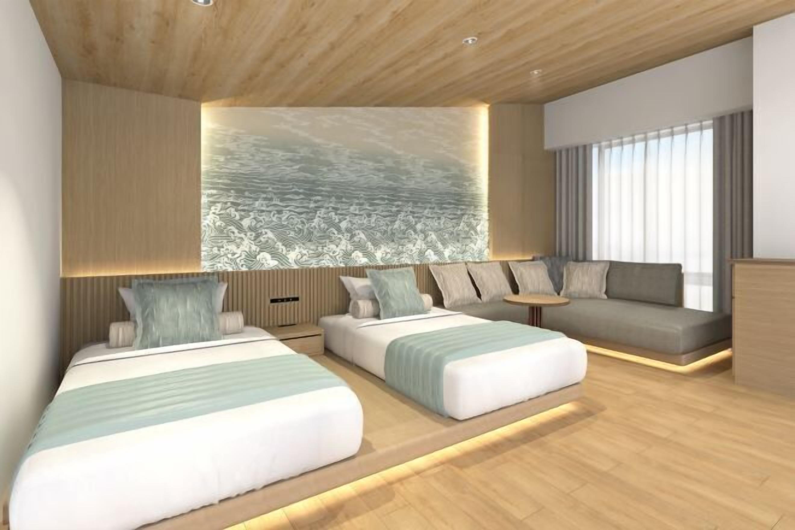 高档床上用品、羽绒被、客房内保险箱、遮光窗帘