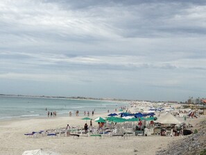 On the beach
