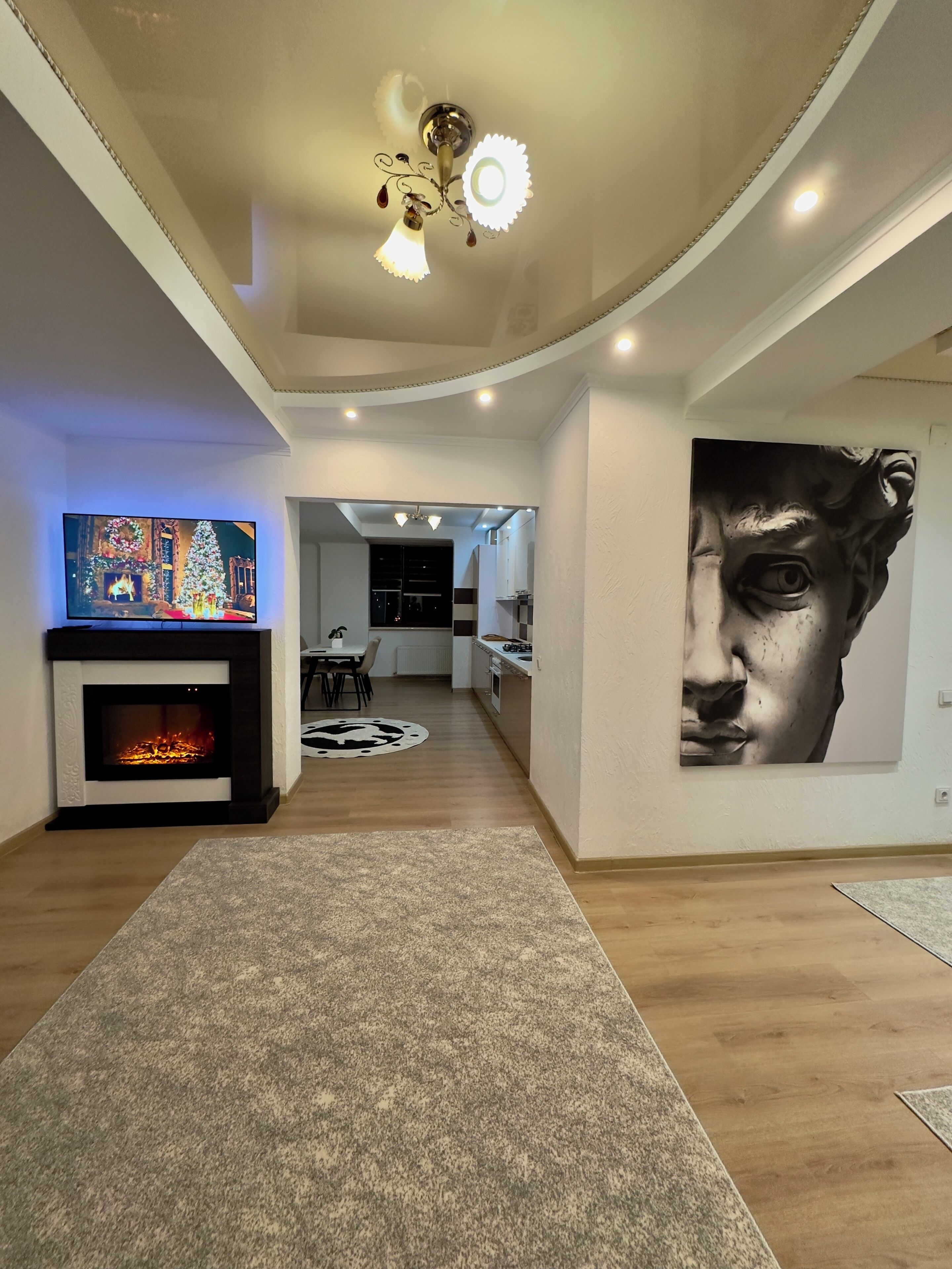 family apartment | living area | flat-screen tv