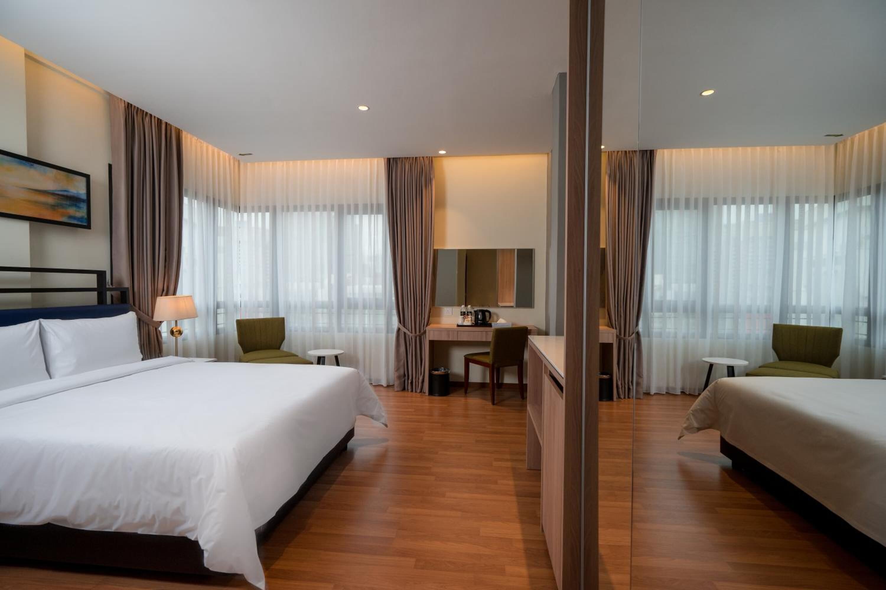 in-room safe, blackout curtains, soundproofing, iron/ironing board