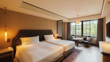 Down duvets, minibar, iron/ironing board, free WiFi